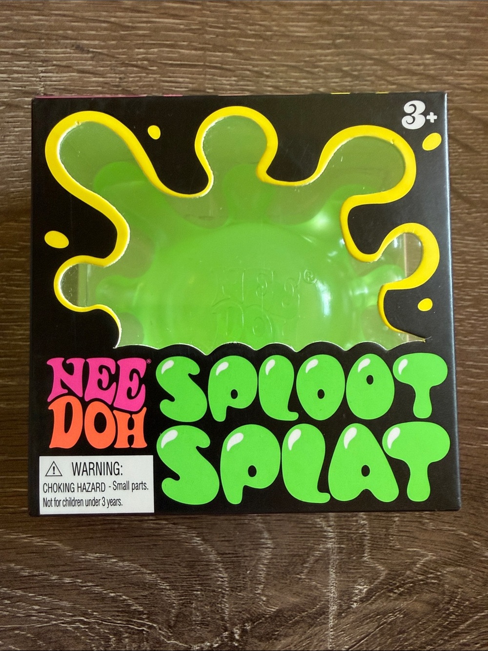 NeeDoh Sploot Splat Green Stress Ball NEW